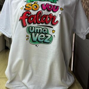 CAMISA POLIESTER PERSONALIZADA BRANCA
