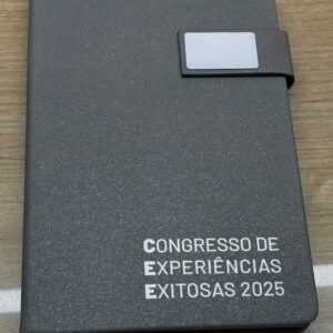 AGÊNDA PERMANENTE CAPA DUARA COM GLITTER